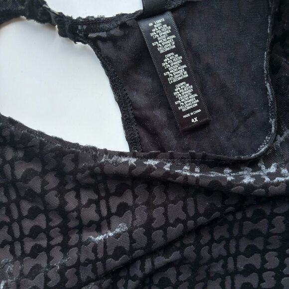 Skims Velvet Glove Bodysuit - Soot - 4x - Picture 9 of 11